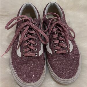 🩷PRICE IS FIRM🩷Vans Women's Sparkling Sneakers - Glittery Pink